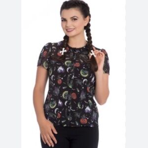 Hell Bunny Salem Blouse 2XL
